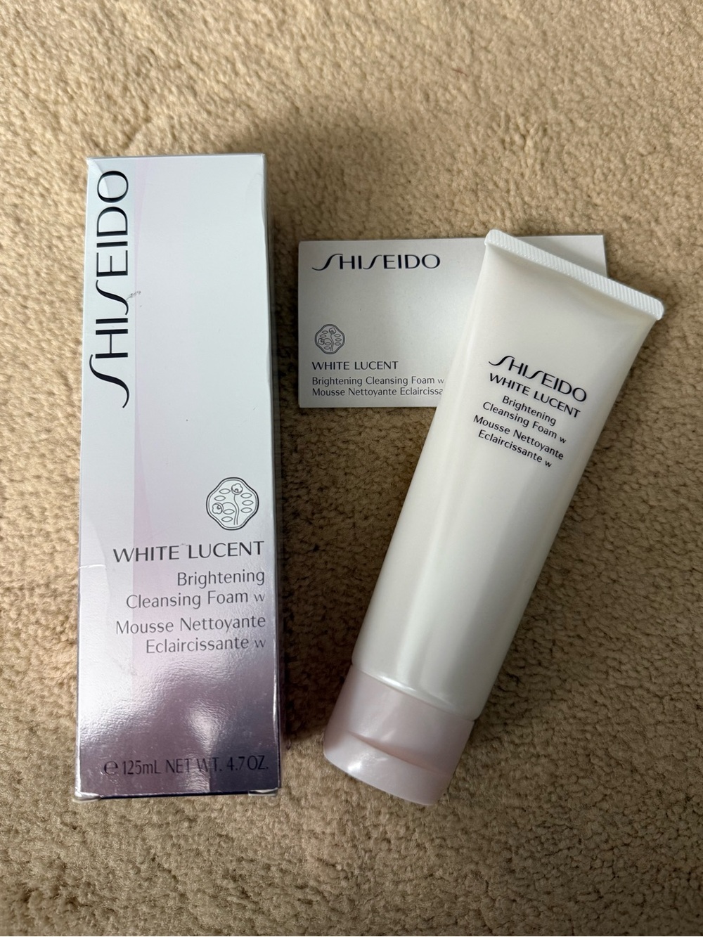 New SHISEIDO WHITE LUCENT BRIGHTENING CLEANSING FOAM wash 4.7 full DISCONTINUED